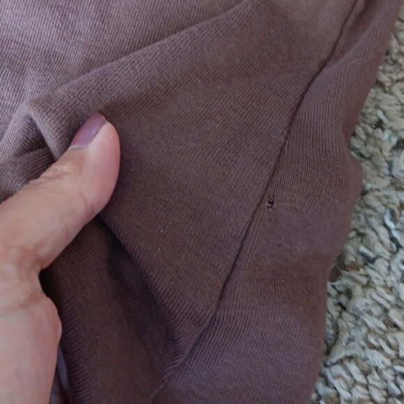 FANG Brown Top with Pink Floral Accents - Picture 7 of 8